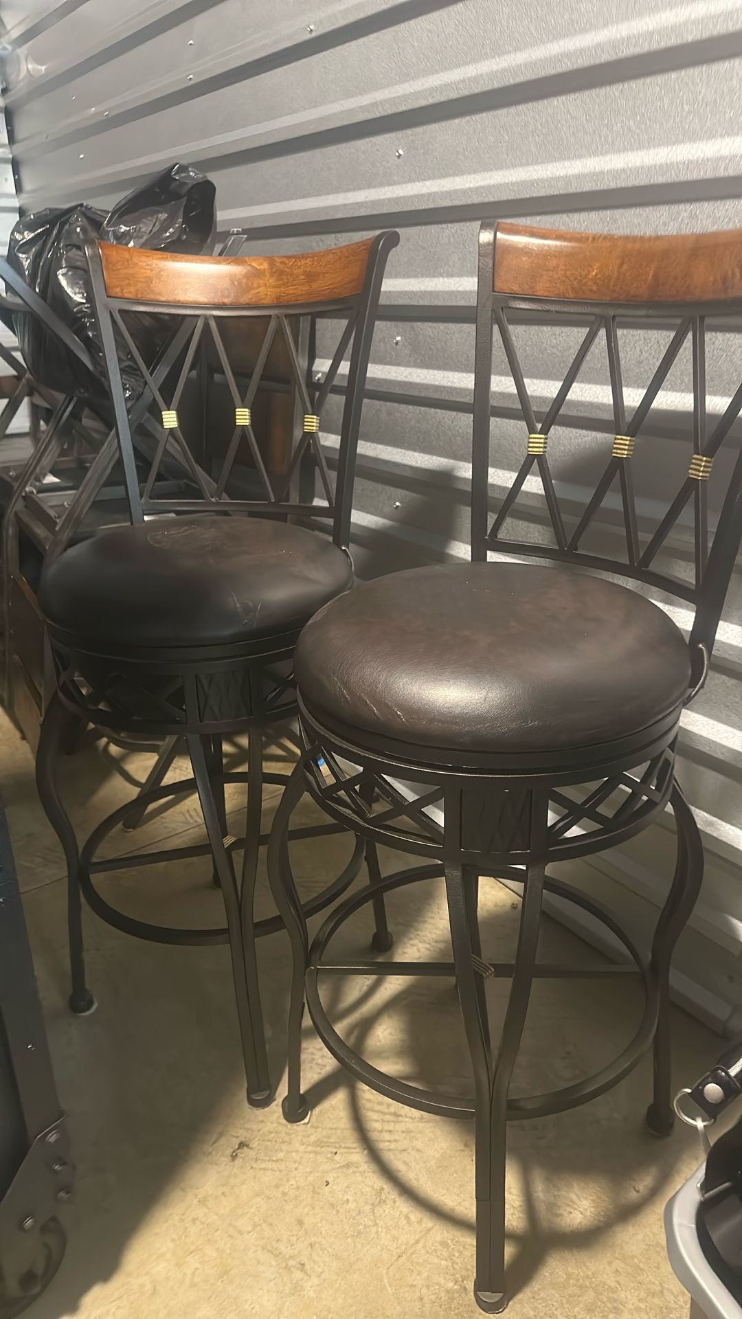 Brown Bar Stool Chairs-2
