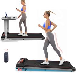 3 in 1 Treadmill, Portable Under Desk Walking Pad with Incline for Home/Office, Remote Control, LED Display