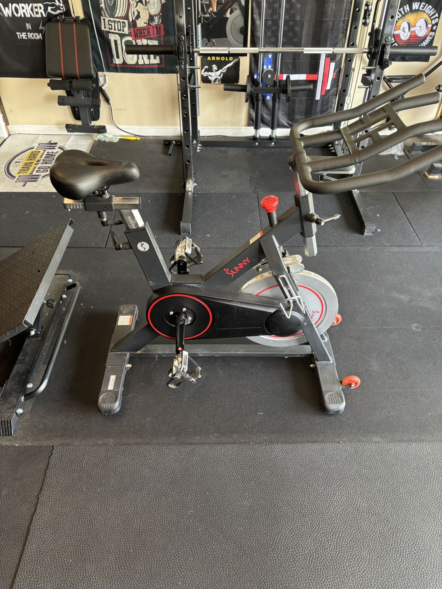 Sunny Health Fitness SPIN BIKE Magnetic Belt Drive SF B1805