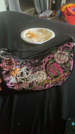 And Hardy purse with elephant keychain for the zipper