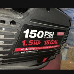 Air Compressor CRAFTSMAN 150 PSI Max.1.5