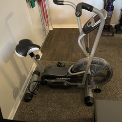  Marcy Air-Resistance Exercise Fan Bike With Dual Acction Handlebars