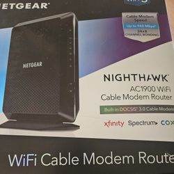 Netgear Nighthawk WiFi Cable Modem