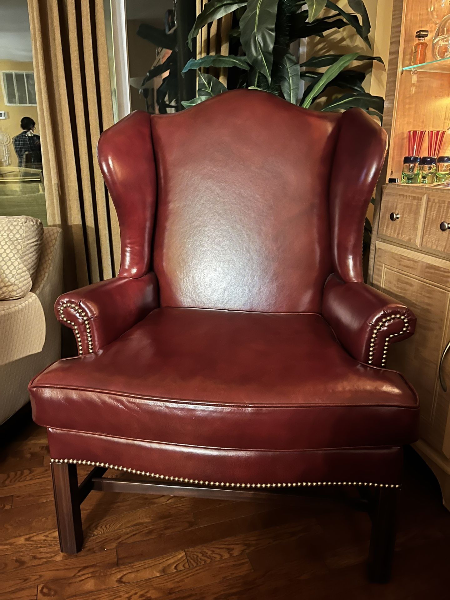 Kittinger Leather Arm Chair