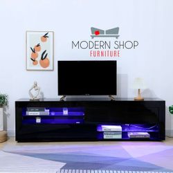TV STAND  ( HIGH GLOSS AND LED LIGHTS) 
