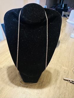 925 REAL SILVER LONG SOLID CHAIN PERFECT CONDITION CADENA DE PLATA 