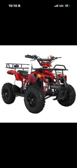 X-PRO 40cc Kids ATV Quad, 4 Stroke Air-cooled Engine Mini ATVs, Mini Quads, EPA Standard, with Chain Transmission, Pull Starter, Disc Brake, 6" Tires!