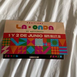 VIP passes for La Onda Festival