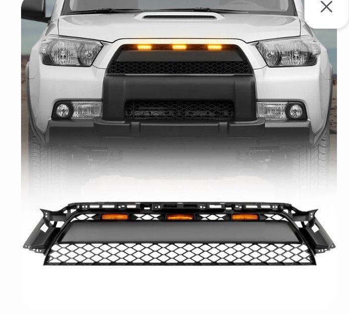New TOYOTA 4RUNNER TRD PRO STYLE W/ LEDs Raptor Grille