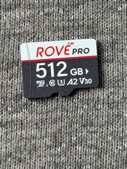 ROVE PRO microSD Card 512GB. Tested ng with good protection