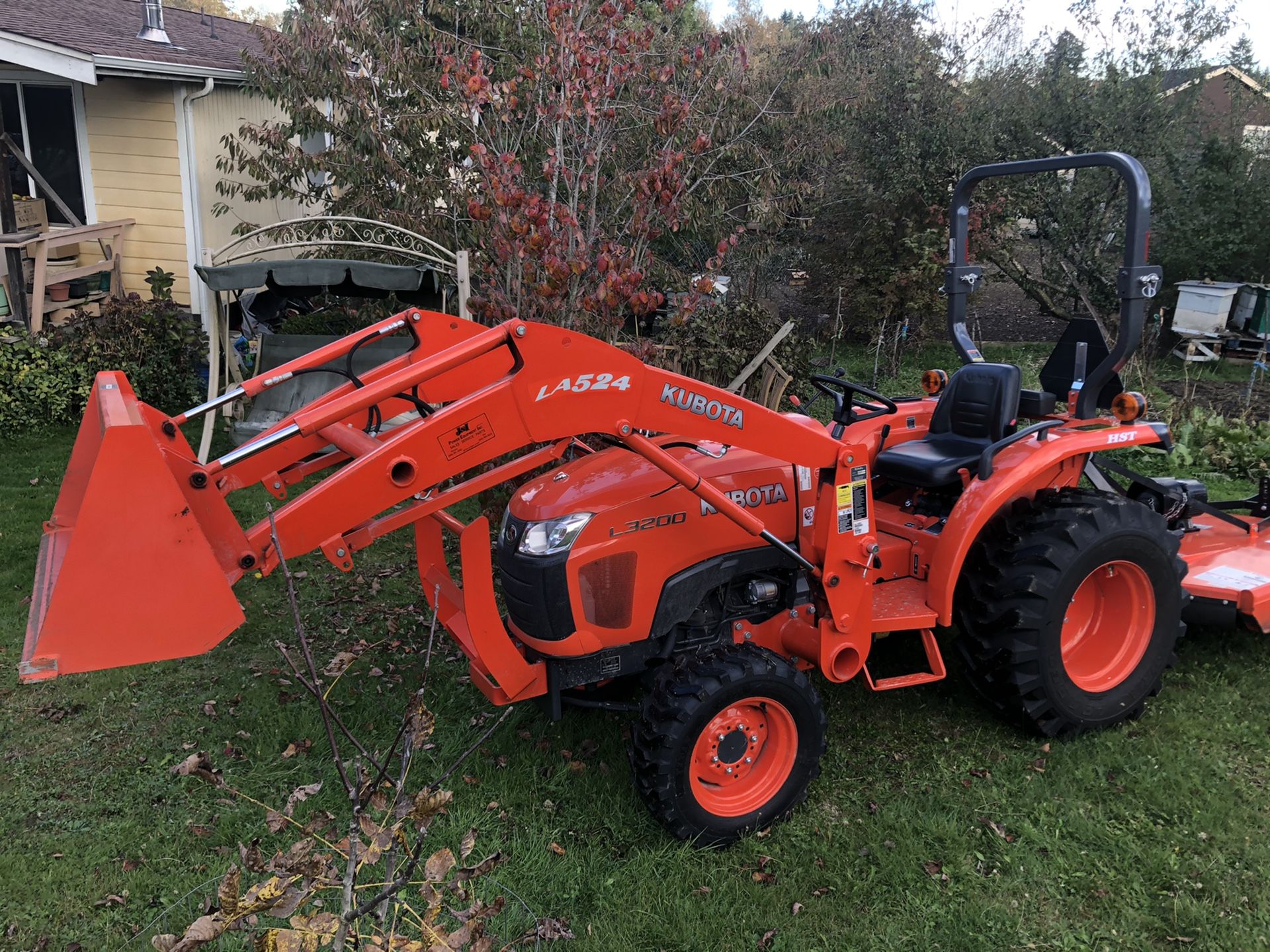 Kubota L3200 loader and brush hog for Sale in Kent, WA - OfferUp