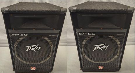 1 Pair Peavey Speakers Sp 5g Unpowered Super Buenas ,bonitas,y Baratas