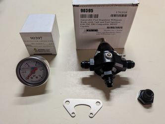 Fuel pressure regulator 8 to 80 psi