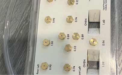 Liquid Propane LP Conversion Jet Orifice Kit