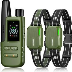 Jugbow Dog Shock Collar 2 Dogs (10-120Lbs) - 4200FT Dog Training Collar with Remote IPX7 Waterproof Electric Collar with 4 Training Modes