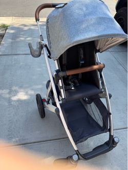 Uppababy vista blue melange