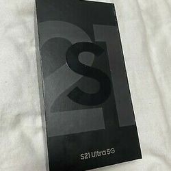 Samsung Galaxy S21 Ultra 5G SM-G998U - 128GB - Phantom Black (Unlocked) Open box

