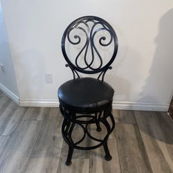 Black Bar Stools (3 Total)