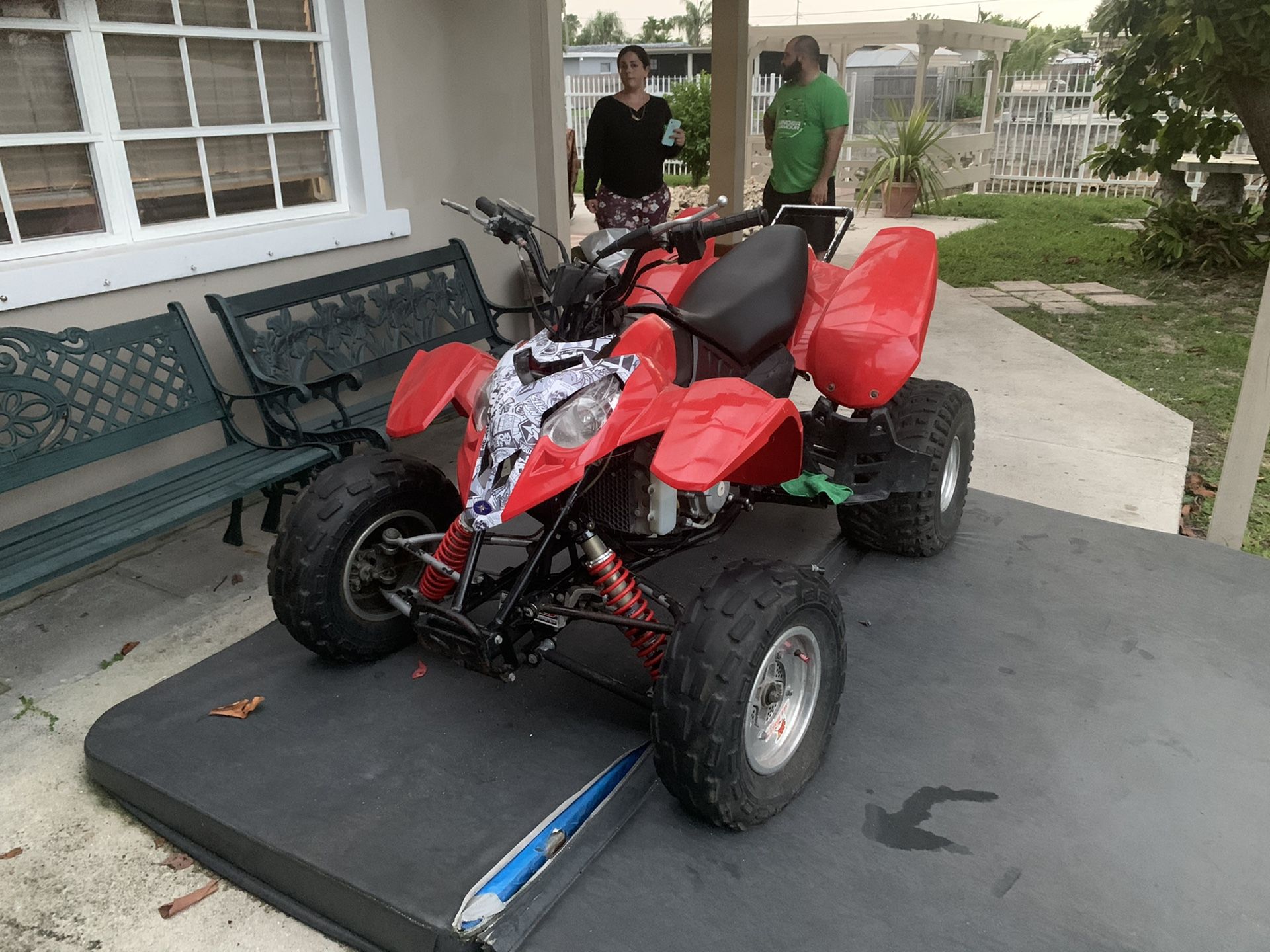 Atv 2006 titled polaris predator 500 fox suspension