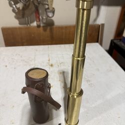 Pirate brass telescope
