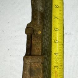 Vintage Pipe Monkey Wrench with Worcester Stamp 11 inches