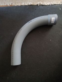 Carlon UA9ALB-CTN Sch-40 Belled Elbow 3" 90Deg PVC