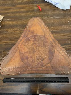 Leather Seat For Tripod Camp Stool