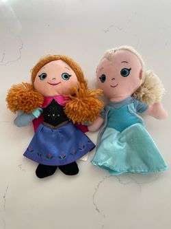 Disney Frozen Anna and Elsa Plush Dolls