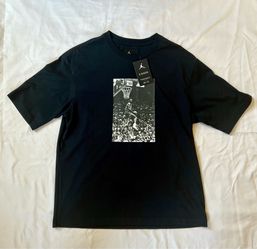 Nike Air Jordan X Union LA Embroidered Dunk Graphic T-Shirt Black Size M