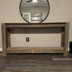 Wood console Table