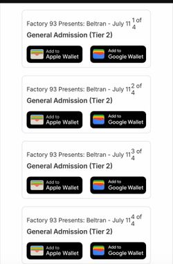 Beltran Sat July 11 Sold Out
