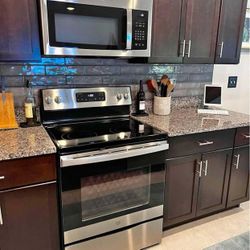 Stainless Steel Kitchen Appliances Set 
