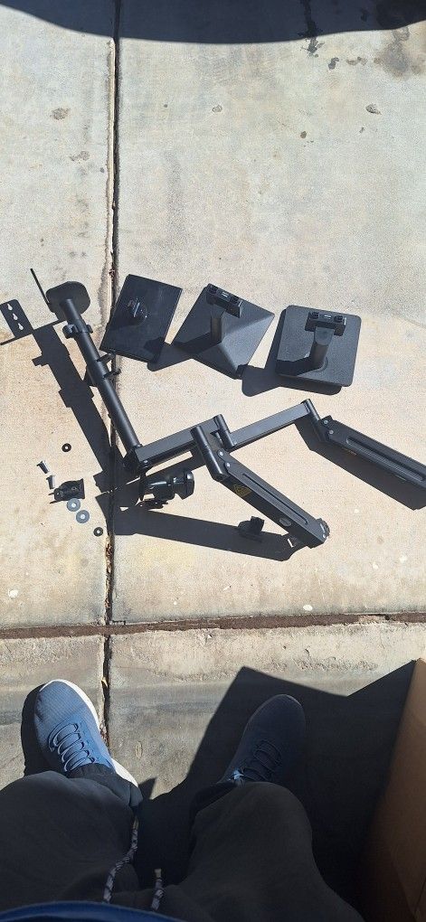 Swing arms for computer monitors