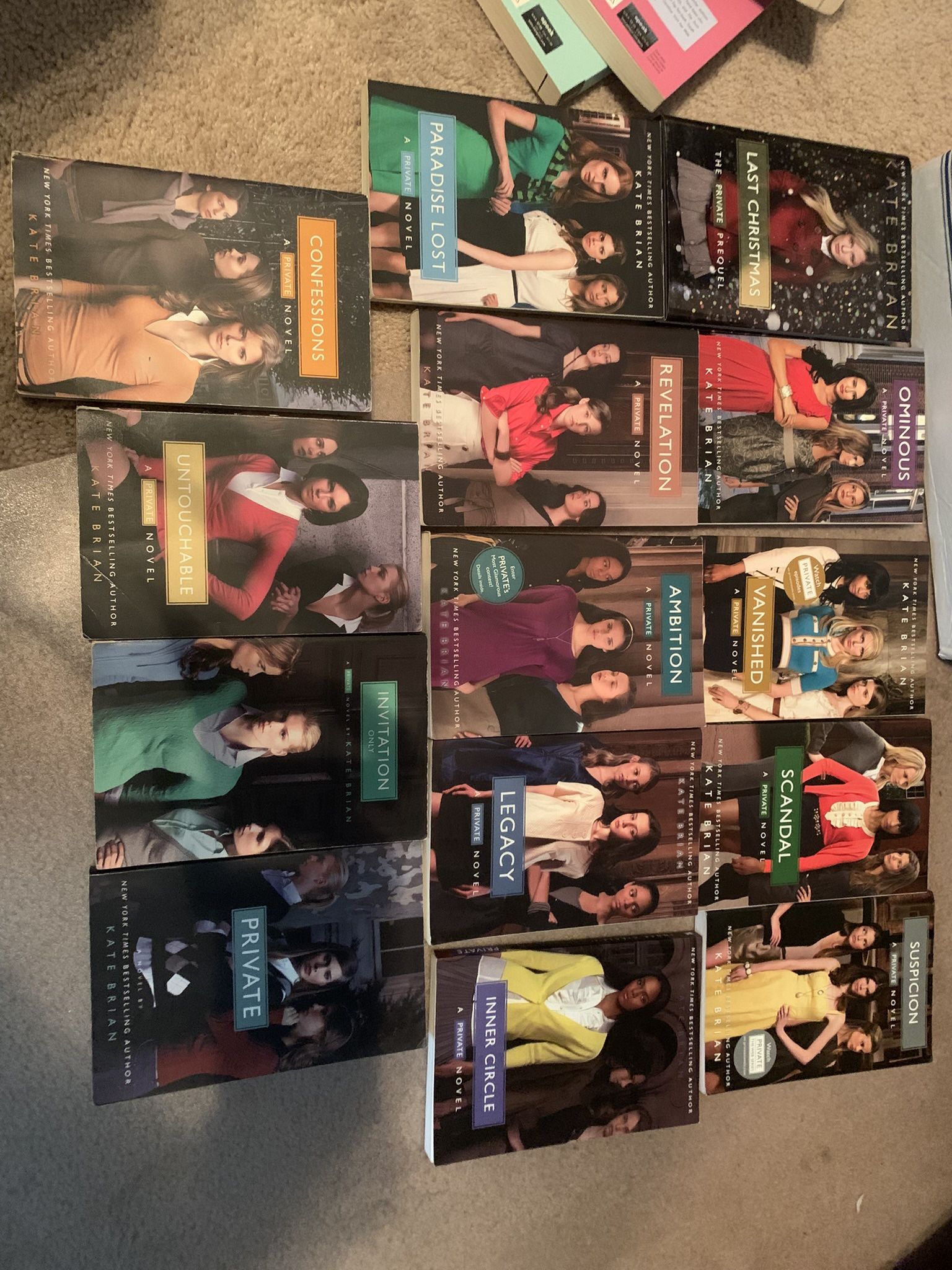 Private Book Series By Kate Brian- Young Adult Series
