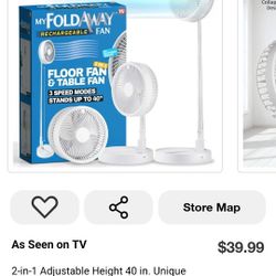 My Foldaway Rechargable Fan