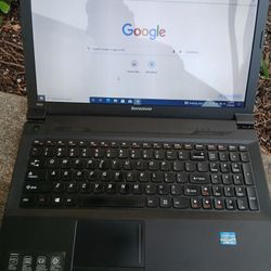 LENOVO LABTOP COMPUTER  WINDOWS  10   500 GIGS  HARD DRIVE STORAGE  AND  4 GIGS  RAMS  MEMORIES  WORKS PERFECT  FOR EVERYTHING 