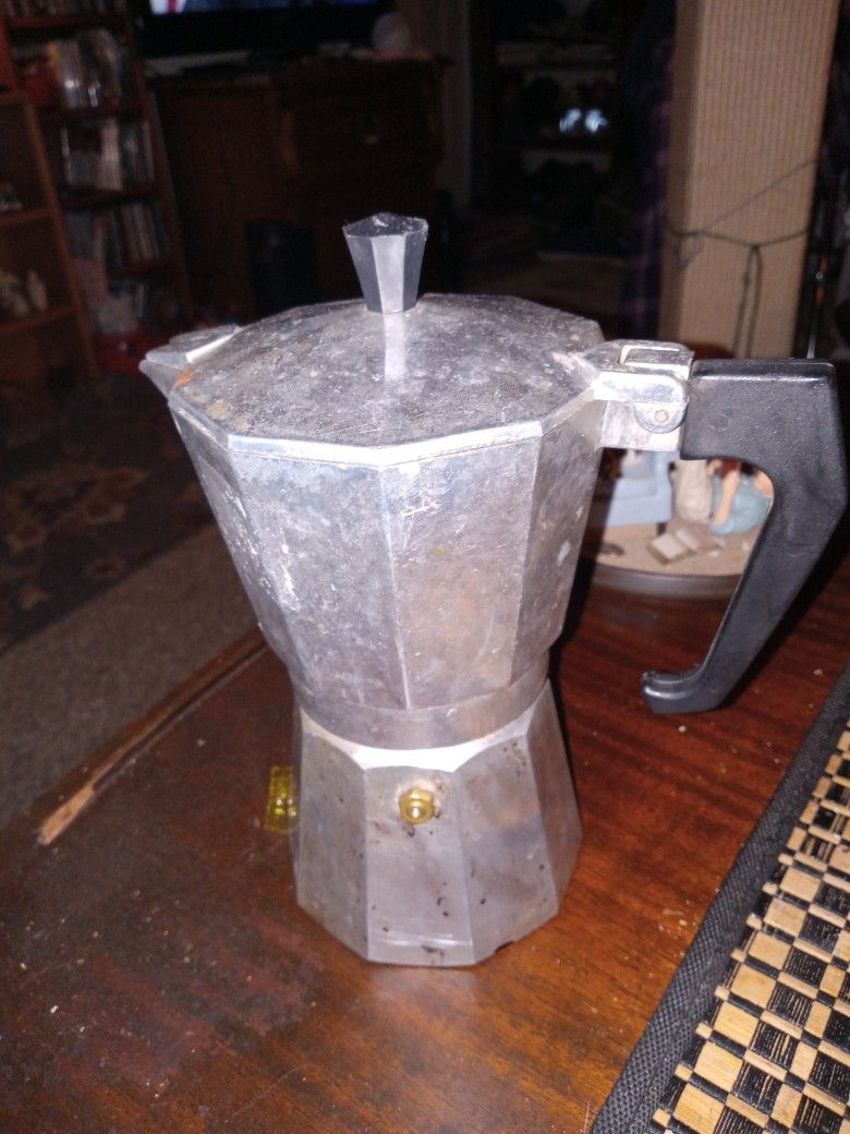 Vintage Espresso Maker U  use On Stove