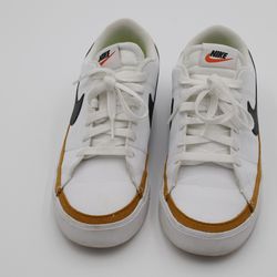 Nike Court Legacy White Black Gold Sneakers Women’s Size 8