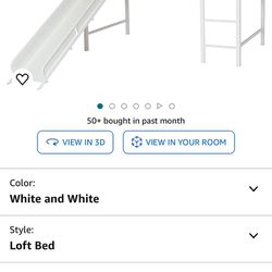 Toddler Loft Bed With Slide