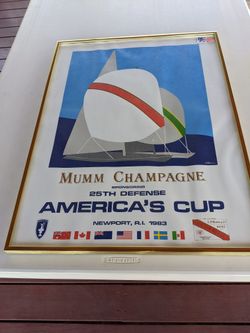 America's Cup 1983 Rare Picture.