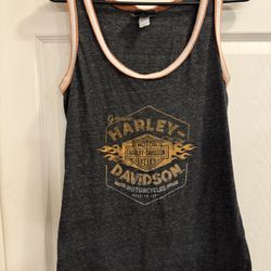 Harley Davidson Size large Tank Top Dreamcatcher Back 