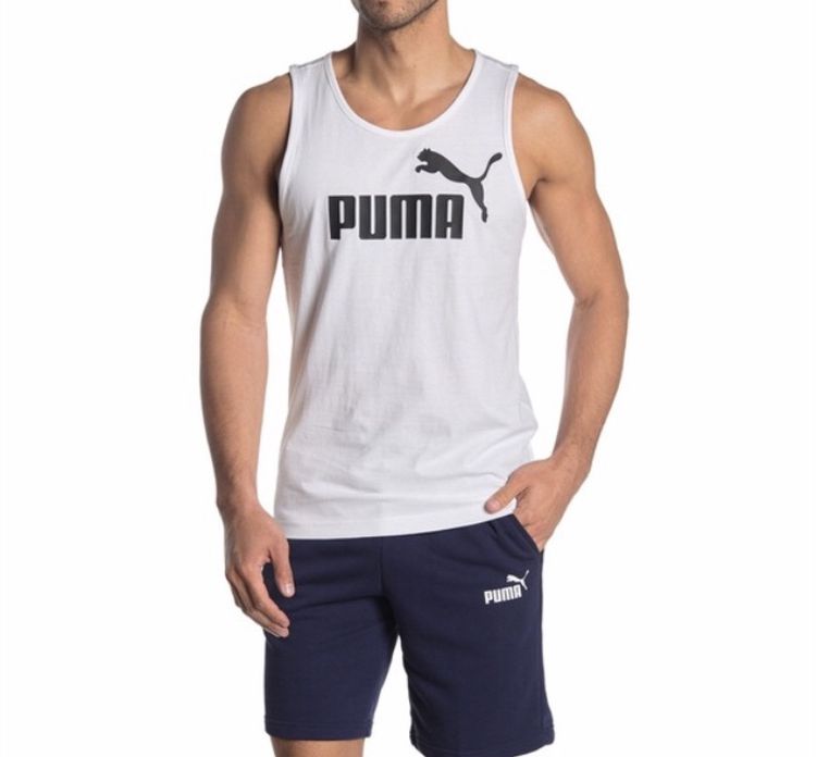 Puma Essentials tank in white Size L New With Tags