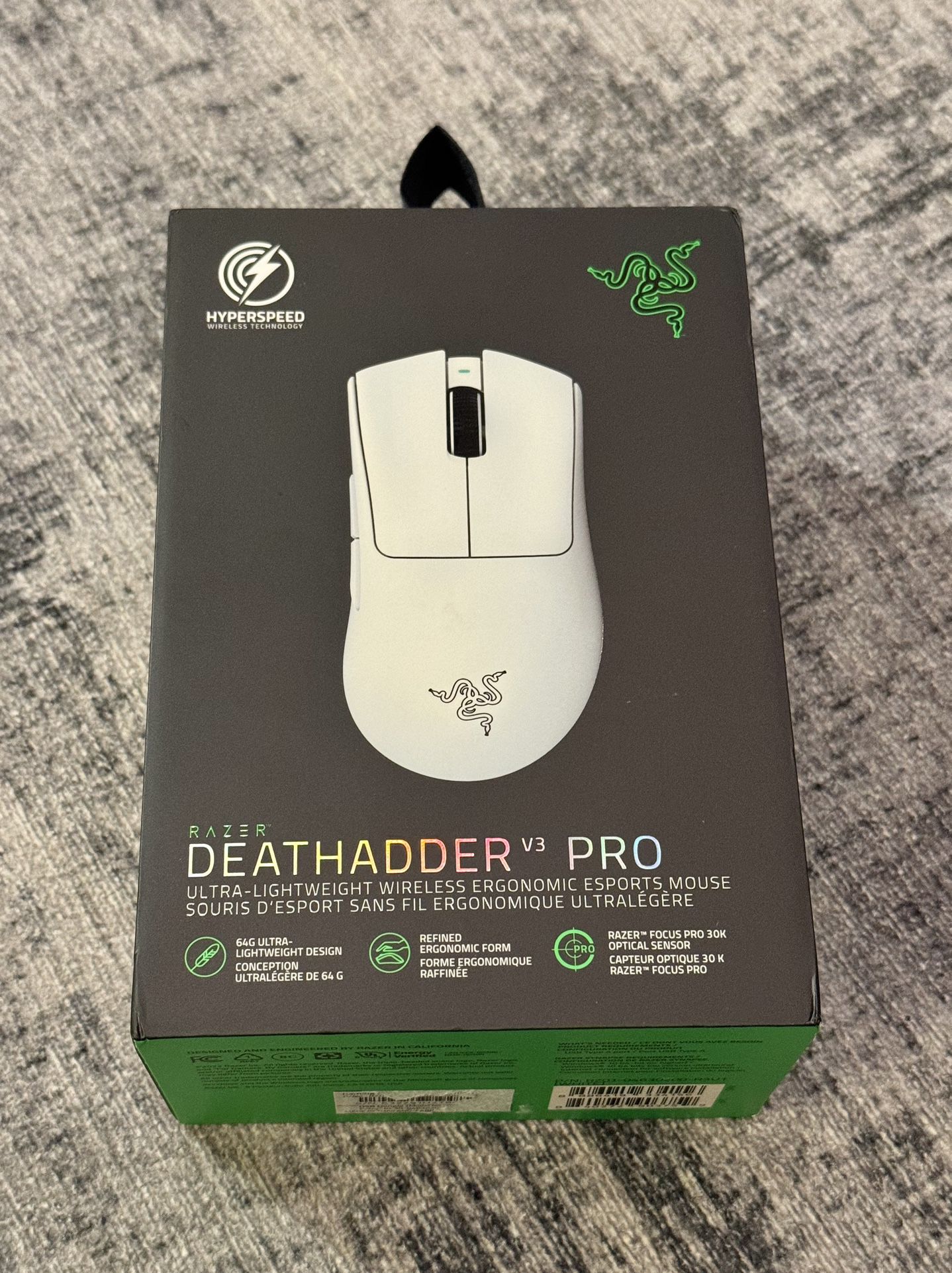 Razer DeathAdder V3 Pro Gaming Mouse Ultra Lightweight Wireless