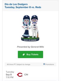 LA Dodgers Día de Los Dodgers Bobblehead Set