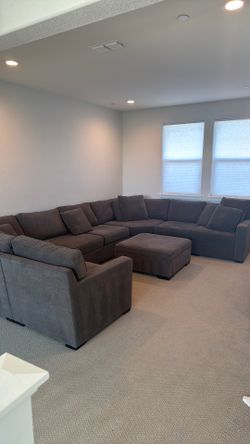 Grey Radley Macy’s Sectional - HUGE!