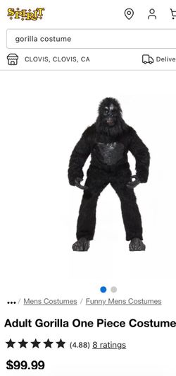 Gorilla costume