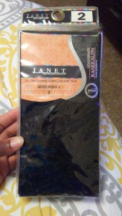 Afro Puff Black hair