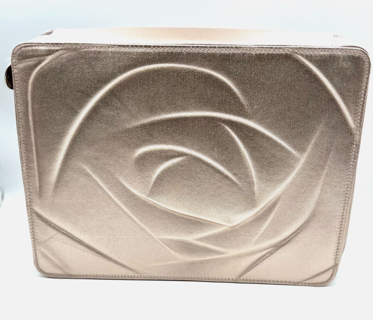 Lancôme Gold Bag with Travel Size Pink Rose Makeup Bag