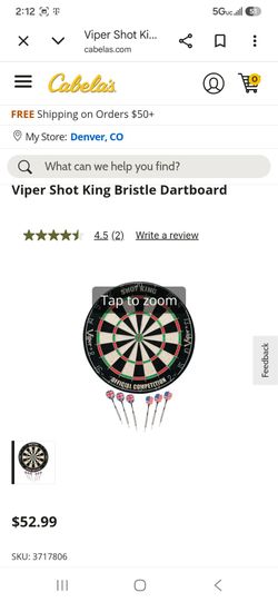 Viper dart board and Viper Defender 3 backing with three sets of brand new darts