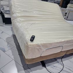 Adjustable King Sizes Bed Whit Mattress Tempur-pedic 